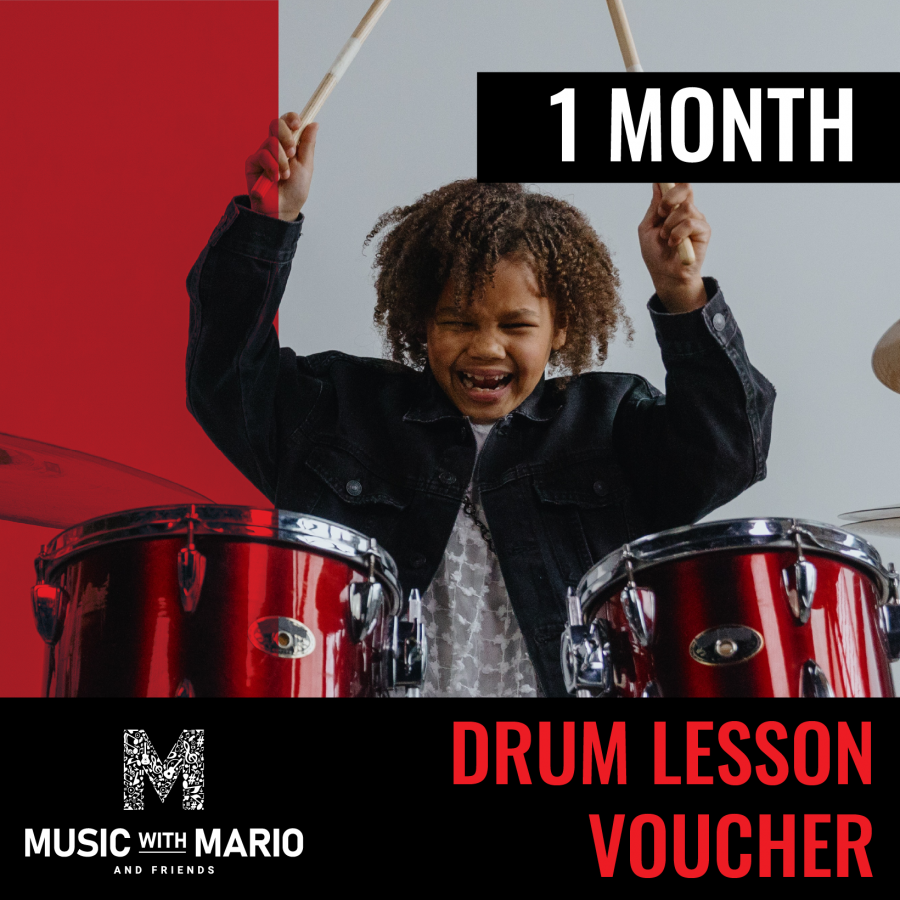 1 Month Drum Lesson Voucher